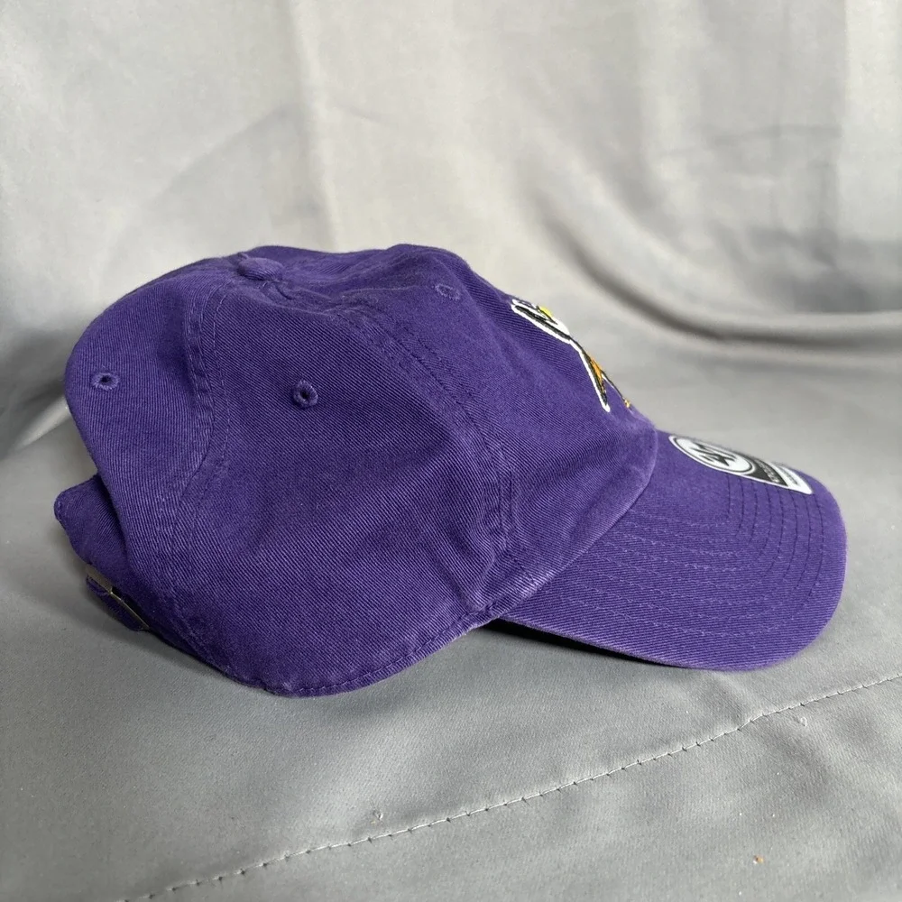47 Minnesota Vikings Clean Up Hat Purple NFL Adjustable Strapback Dad Cap NEW